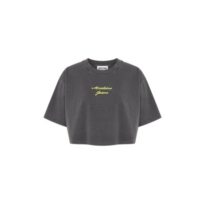 THE EMBROIDERED COTTON JERSEY CROP TOP